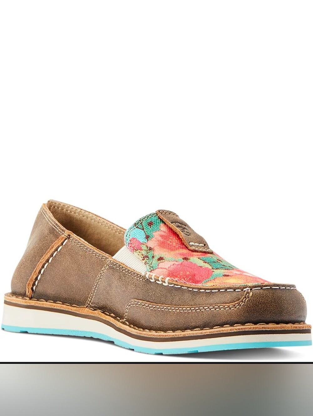 Ariat Womens Cruiser Slip On Bare Brown/ Prickley Pear Size 6B